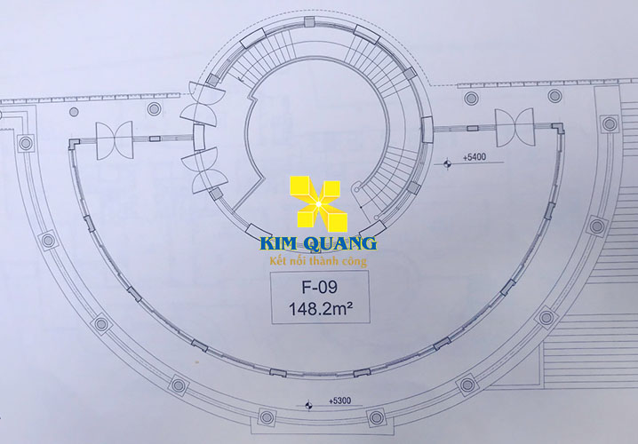 Bản vẽ layout của cho thuê mặt bằng đường Nguyễn Hữu Cảnh