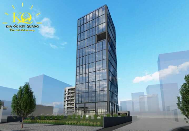 Phối cảnh 3D của nguyên tòa nhà văn phòng cho thuê quận Bình Thạnh