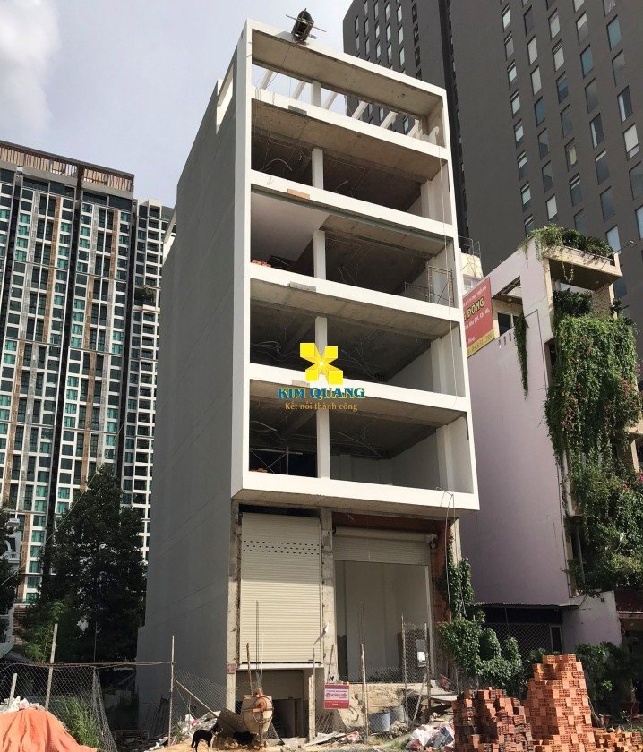Hình chụp tổng quát tòa nhà cho thuê nguyên căn đường Tạ Hiên