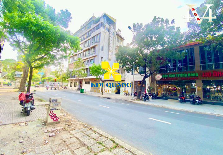 Đoạn đường phía trước cho thuê nhà đường Nguyễn Đình Chiểu