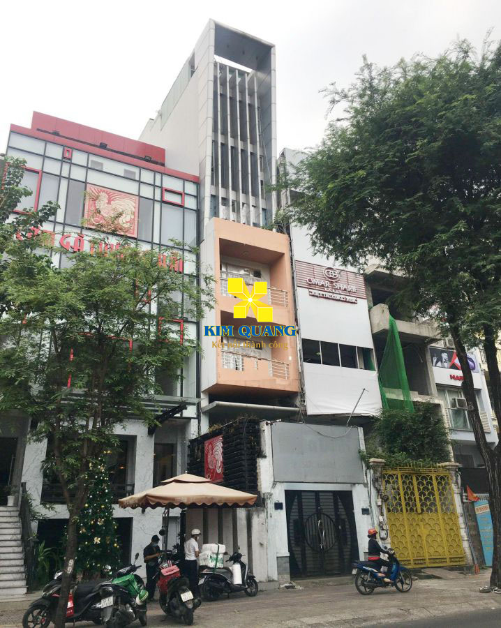 Hình chụp bao quát tòa nhà cho thuê đường Võ Văn Tần