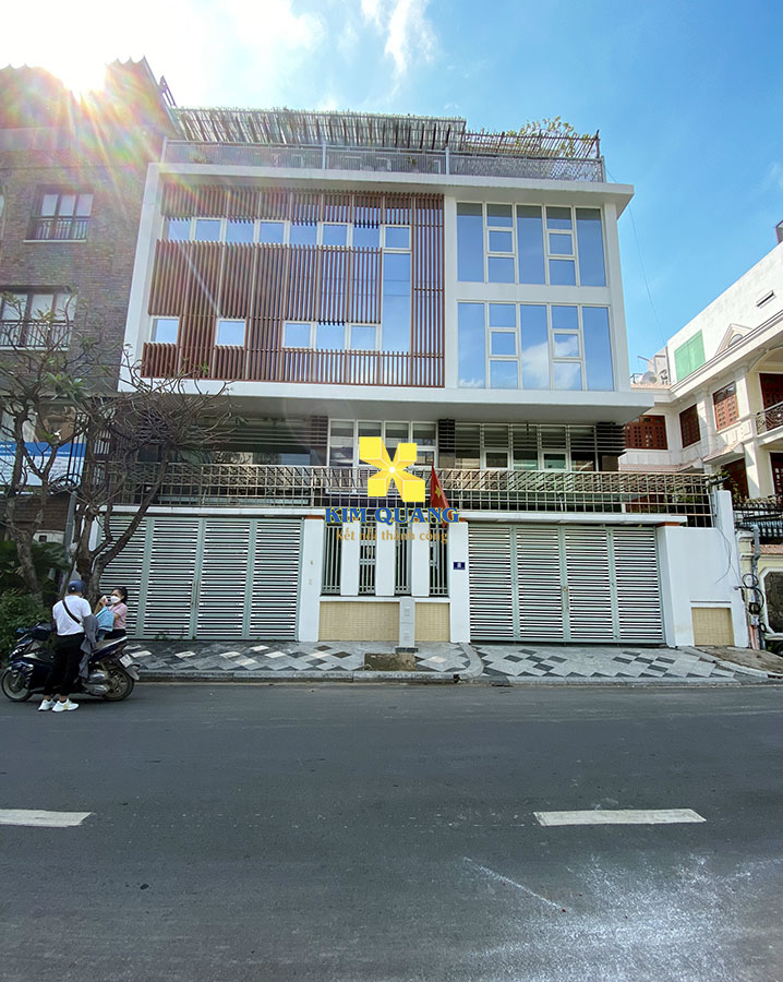 Hình chụp tổng quan bên ngoài tòa nhà cho thuê đường Huỳnh Lan Khanh