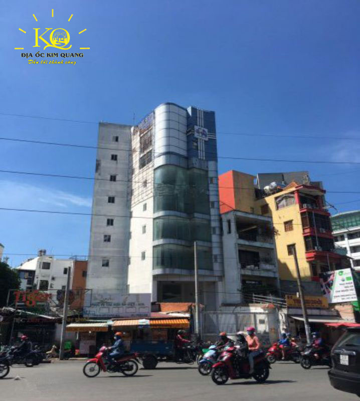 Hình chụp bao quát nguyên tòa nhà văn phòng cho thuê đường Phạm Viết Chánh