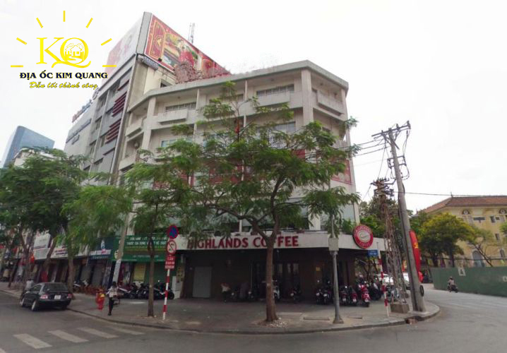 Hình chụp bao quát nguyên tòa nhà văn phòng cho thuê phường Nguyễn Thái Bình
